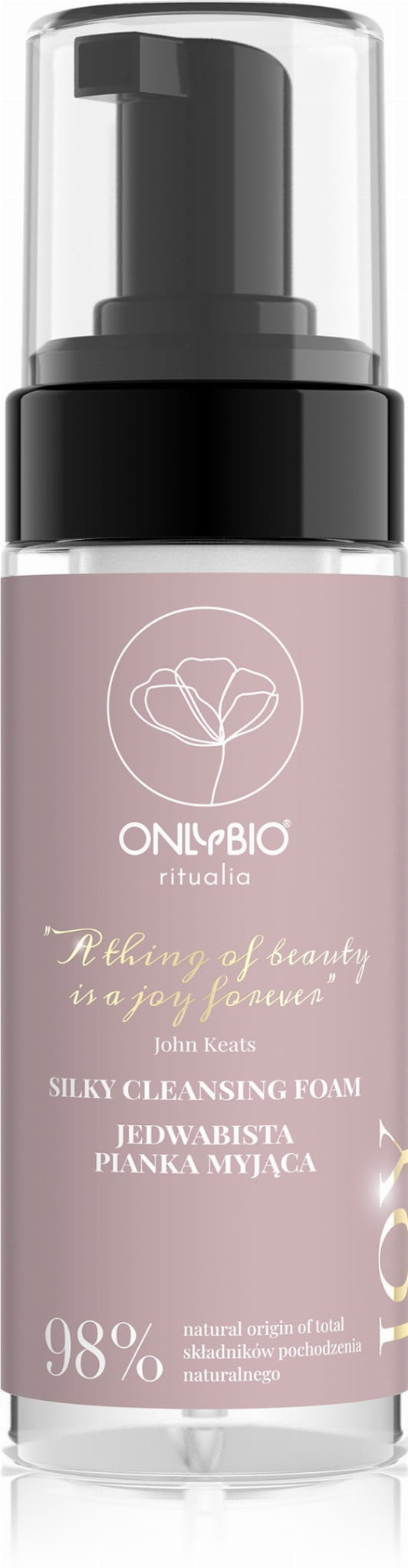 Seidiger Gesichtsreinigungsschaum 150 ml - NUR BIO
