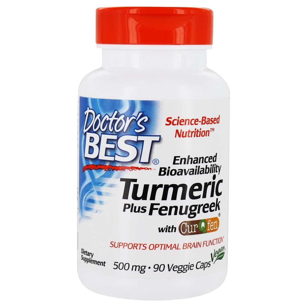 Kurkuma Bockshornklee curqfen 500 MG 90 Kapseln DOCTOR'S BEST