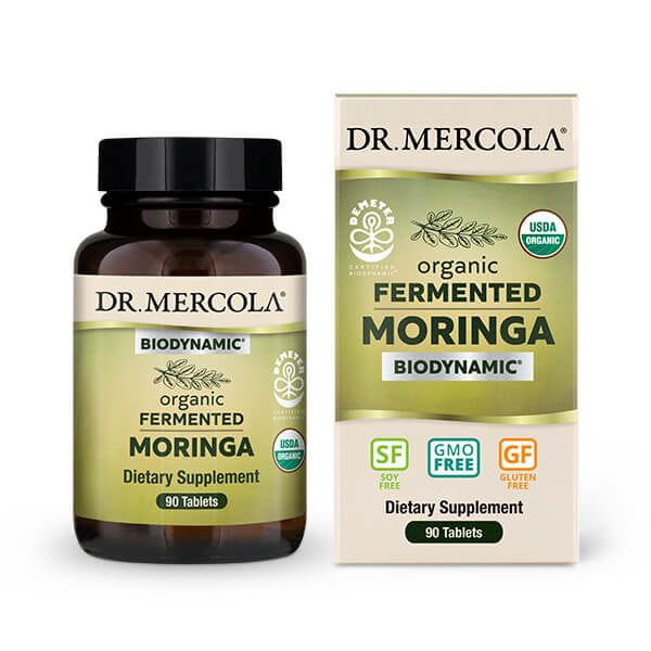 Organisch fermentiertes Moringa 90 Tabletten von DR MERCOLA