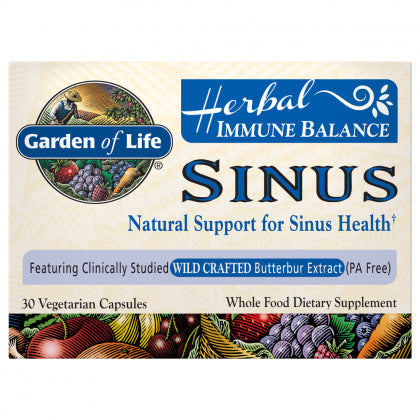 Herbal Immunbalance Sinus 30 Kapseln GARDEN OF LIFE