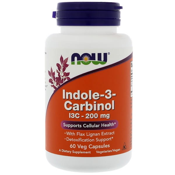 Indolo3carbinol i3c 200 MG 60 Kapseln NOW FOODS
