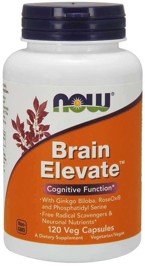 Brain Elevate 120 NOW FOODS Kapseln