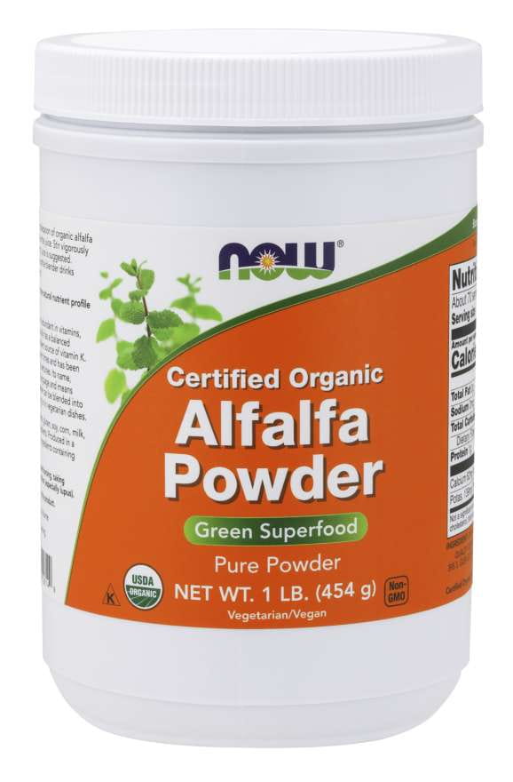 Eco Alfalfa Aussaat Luzerne 454 g NOW FOODS