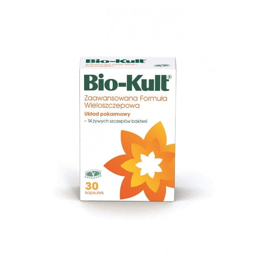 BIO-KULT Multistrain-Formulierung Kapseln, 30 Stück, probiotische Nahrungsergänzung in biologischer Qualität