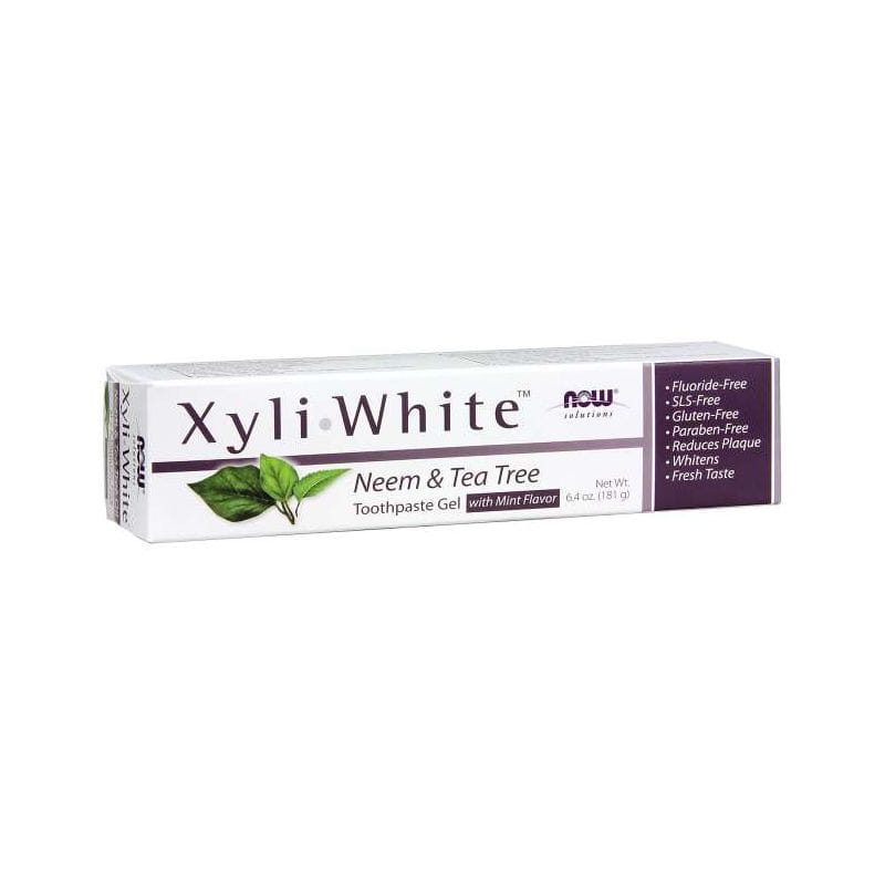 Xyliwhite Neem & Tea Tree Zahnpasta-Gel mit Minzgeschmack Zahnpasta 181 g NOW FOODS