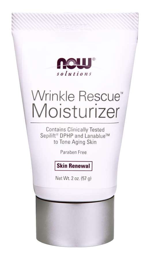 Feuchtigkeitscreme Wrinkle Rescue™ von NOW FOODS, 57 g, glatte Haut, feuchtigkeitsspendende Creme gegen Falten, sichtbare Textur