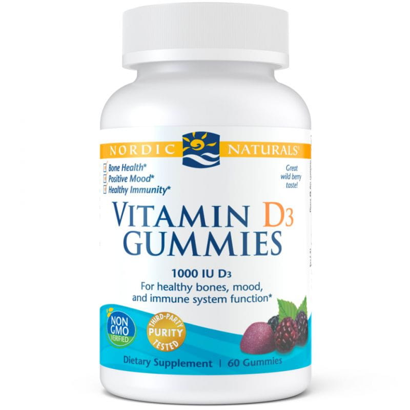 Vitamin D3 Gummibärchen 1000 IE 60 NORDIC NATURALS Gummibärchen