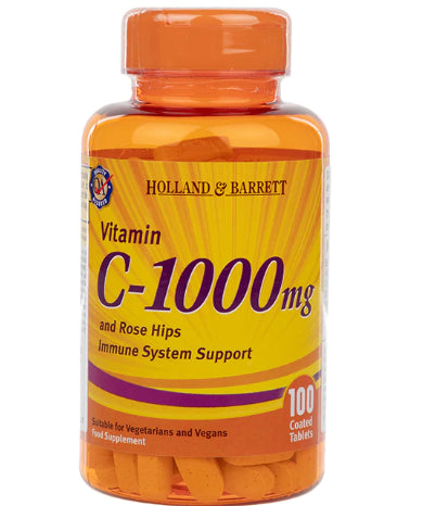 Vitamin C 1000 MG 100 Tabletten HOLLAND & BARRETT