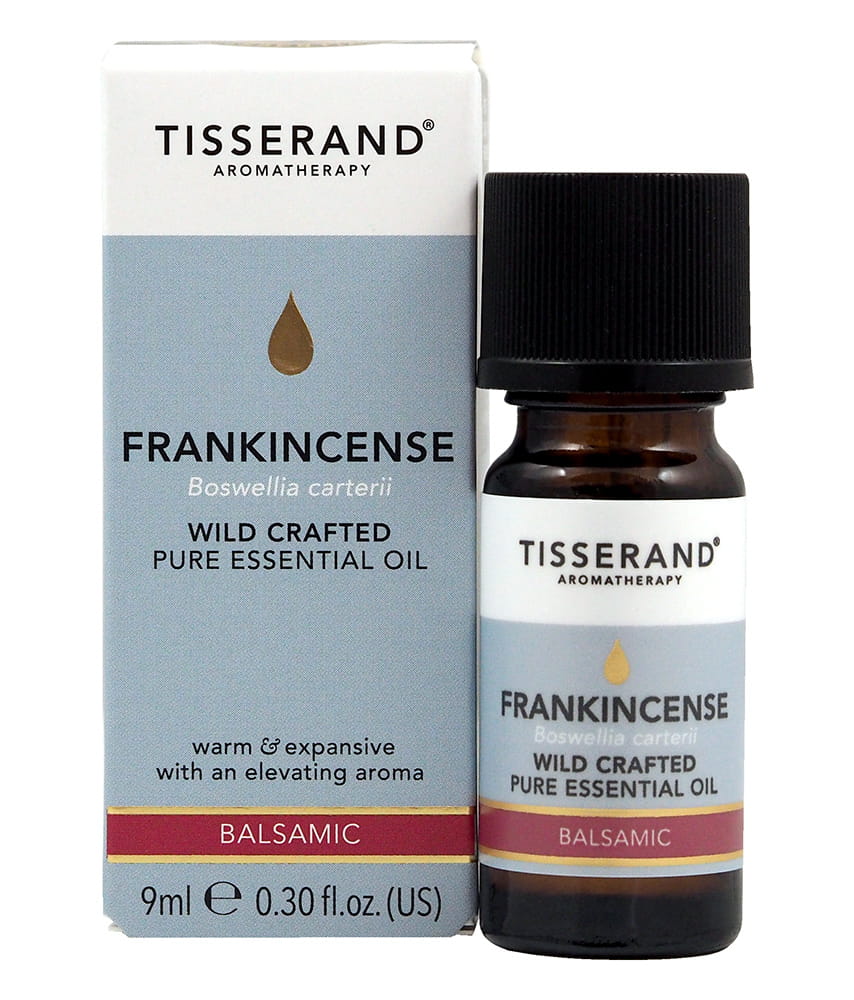 Wildes Boswellia-Öl aus Weihrauch von TISSERAND AROMATHERAPY in einer 9 ml Flasche, flüssiges ätherisches Öl mit Weihrauchduft