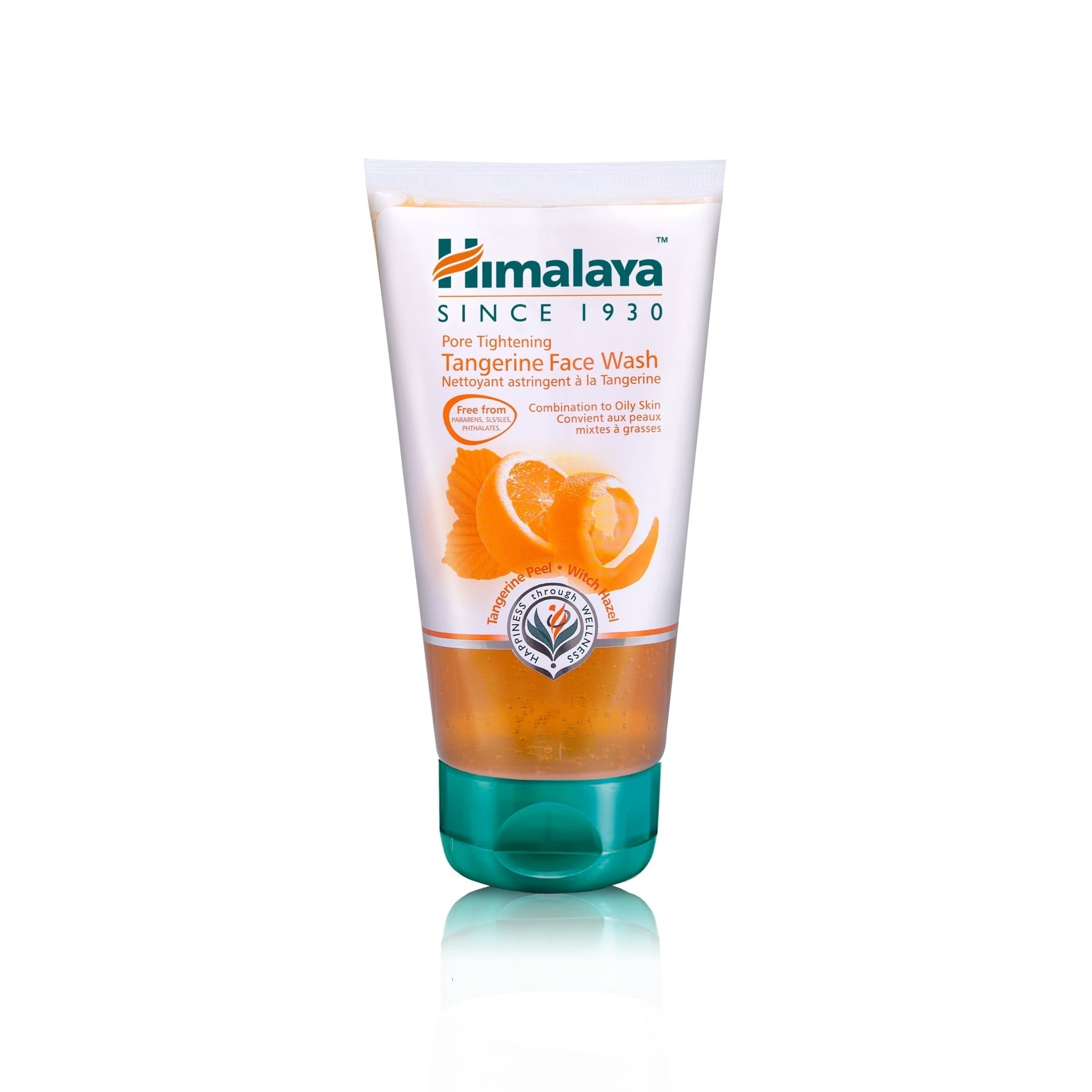 Porenaufhellendes Mandarinen-Gesichtswaschgel von HIMALAYA, 150 ml, flüssige Reinigung für reines, strahlendes Hautbild