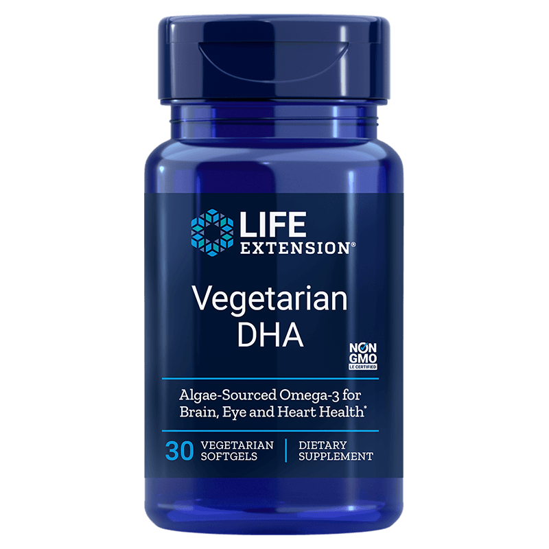 Vegetarisches DHA 30 Kapseln LEBENSVERLÄNGERUNG