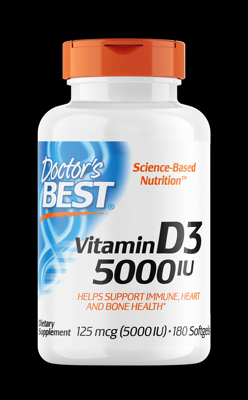 Vitamin D3 5000 IE 125 mcg 180 Kapseln DOCTOR'S BEST