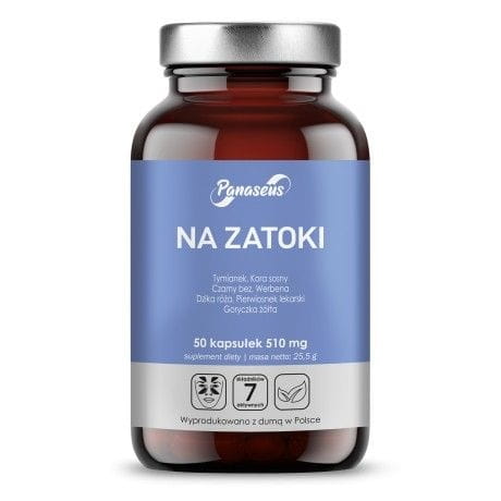 PANASEUS Kräuterkomposition in 50 Kapseln zur Unterstützung der Nebenhöhlen, natürliche pflanzliche Gesundheitsfürsorge