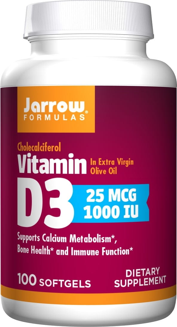 Vitamin D3 1000 IE 100 Kapseln JARROW-FORMELN