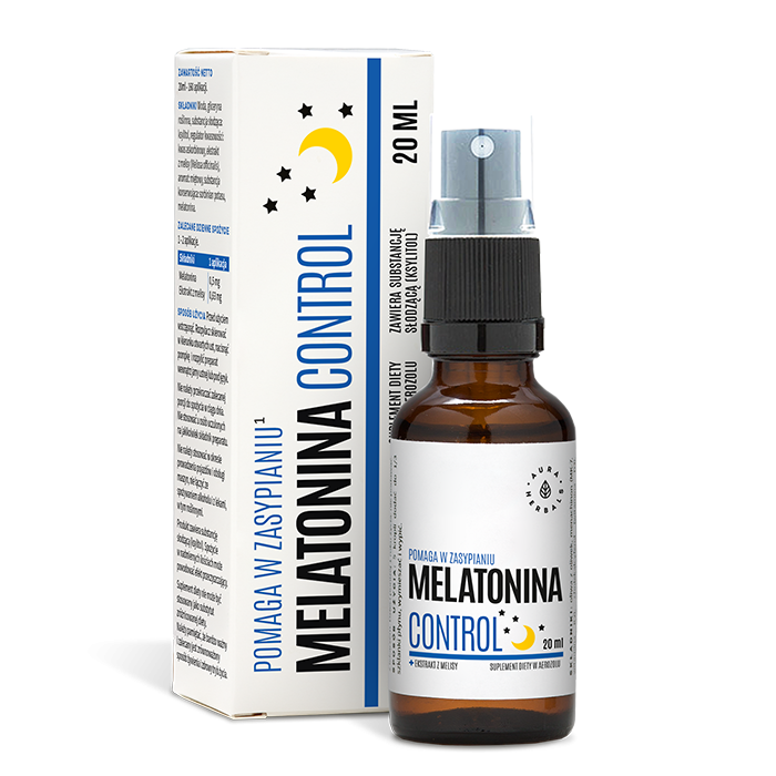 Melatonin-Kontrolle und Melissenextrakt-Aerosol 20 ml AURA HERBALS