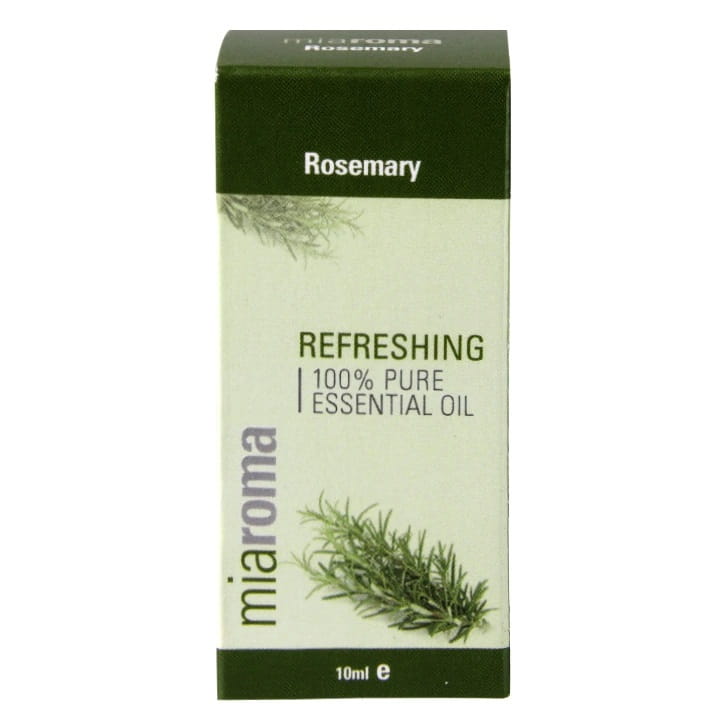 Reines ätherisches Rosmarinöl von HOLLAND & BARRETT in 10 ml Flasche, naturbelassenes Aromatherapie-Öl mit grünem Rosmarin.