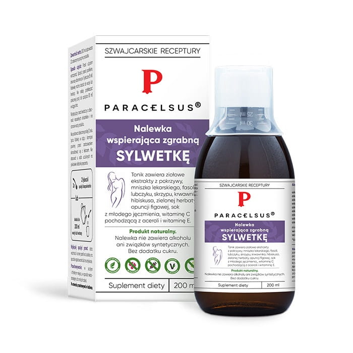 PHARMATICA Paracelsus-Tinktur zur Unterstützung einer wohlgeformten Figur, 200 ml Flasche, naturbelassene Kräuterextrakte