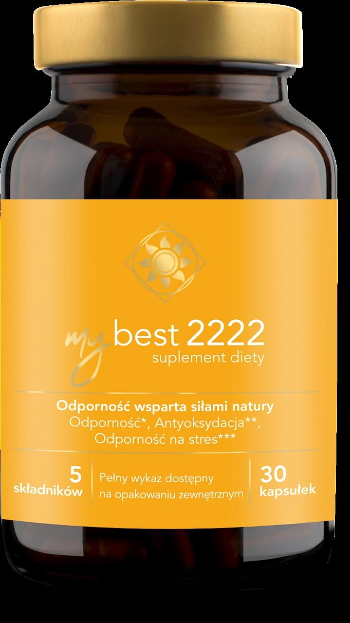 Drei Packungen MYBESTPHARM Meine besten Kapseln zur Immununterstützung, 30 Stück pro Packung, in einer natürlichen Umgebung