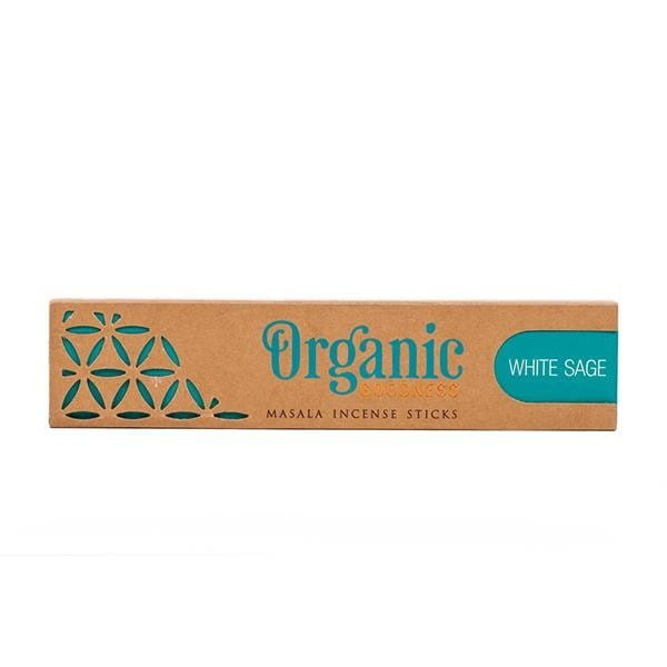 Weiße Salbei Weihrauch von SONG OF INDIA in 15g Packung, getrocknete Kräuter für Räucherzeremonien, natürliche Räucherware