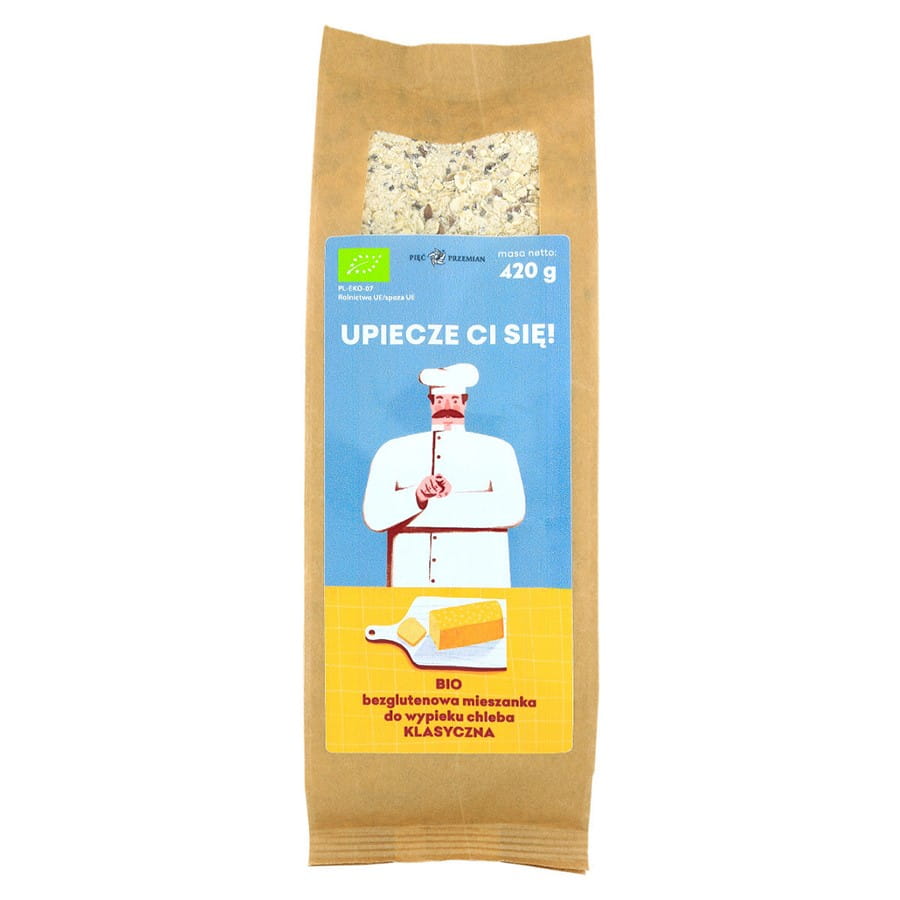 Glutenfreie Mischung zum Backen Classic BIO 420g FIVE CHANGES