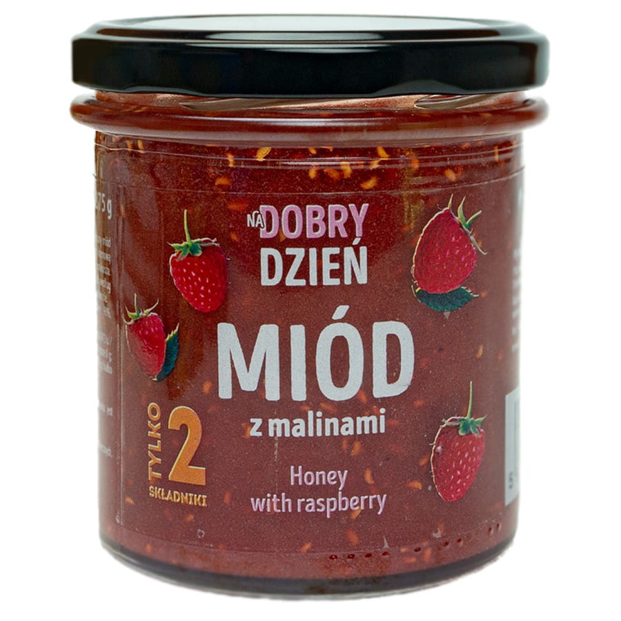 Honig mit Himbeere "für einen guten Tag" 375g KOZACKI BEEBERRY
