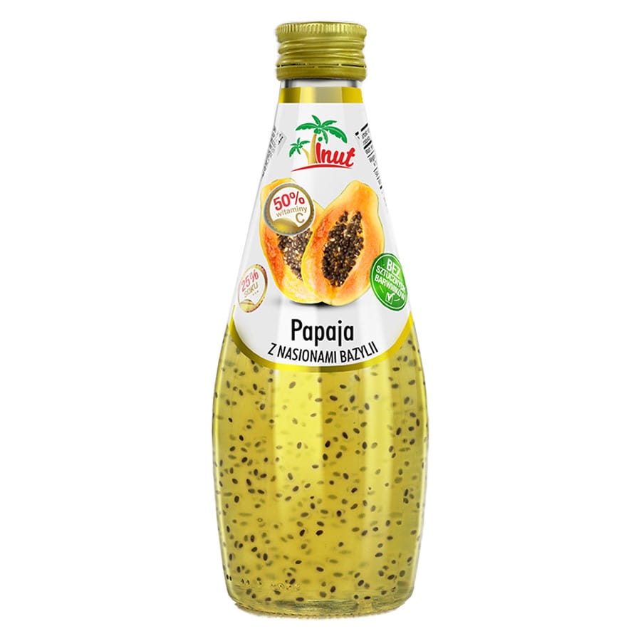 Papayagetränk mit Basilikumsamen 290ml VINUT