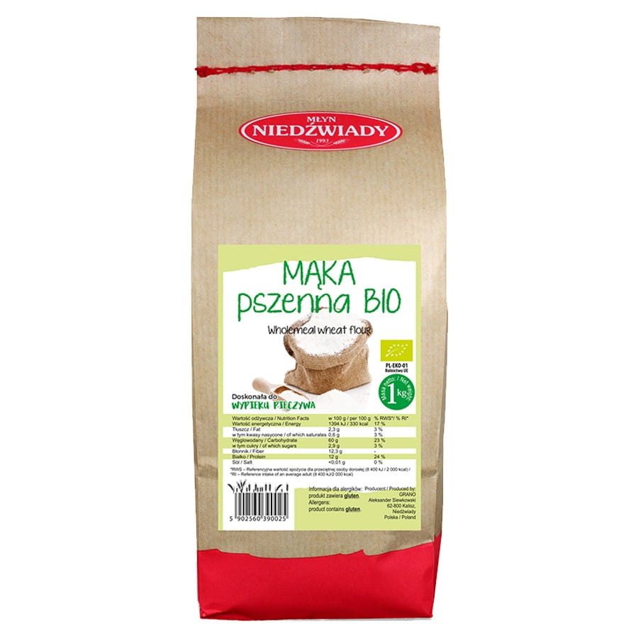 Weizenvollkornmehl BIO 1 kg BÄRENMÜHLE