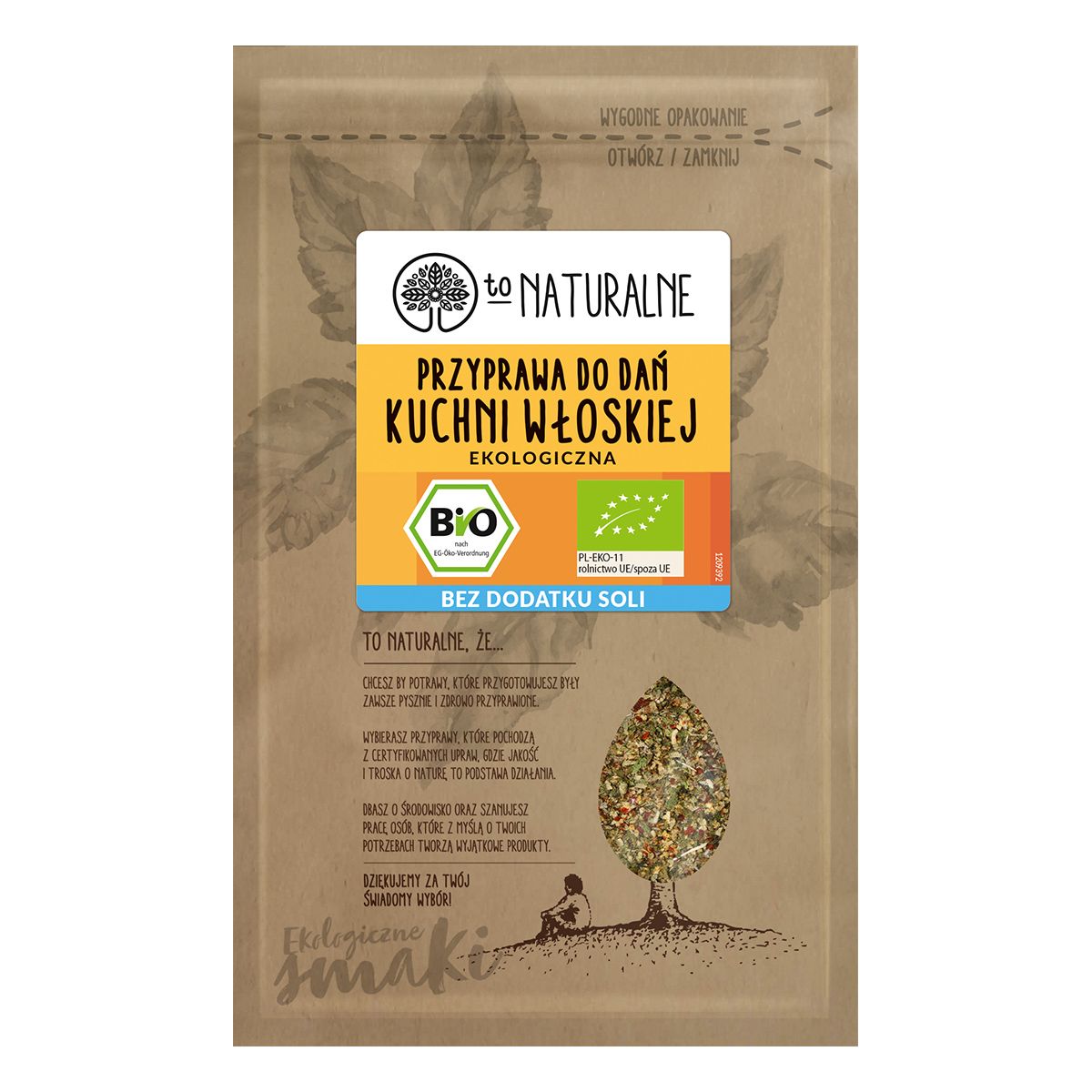 Gewürz für Gerichte der italienischen Küche BIO Primacy 13g