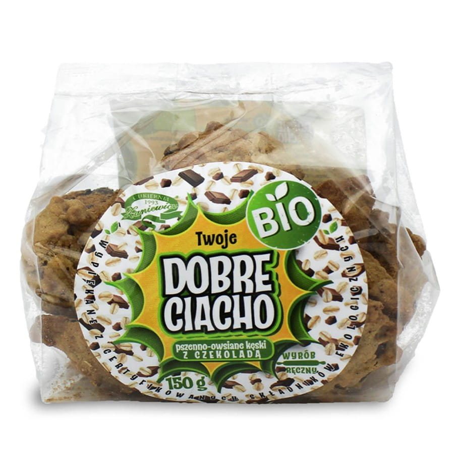 Haferkekse "kęski" mit Schokolade BIO 150g GOOD CIACHO