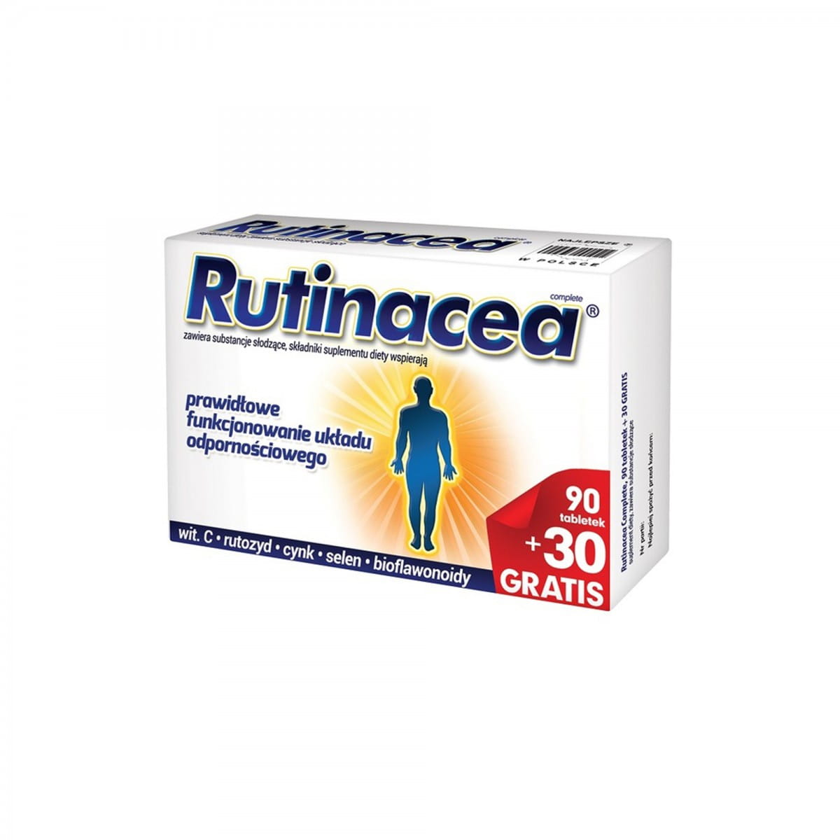 Rutinacea Immunität Ergänzung, AFLOFARM, 90 Tabletten plus 30 kostenlos, natürliche Unterstützung für das Immunsystem