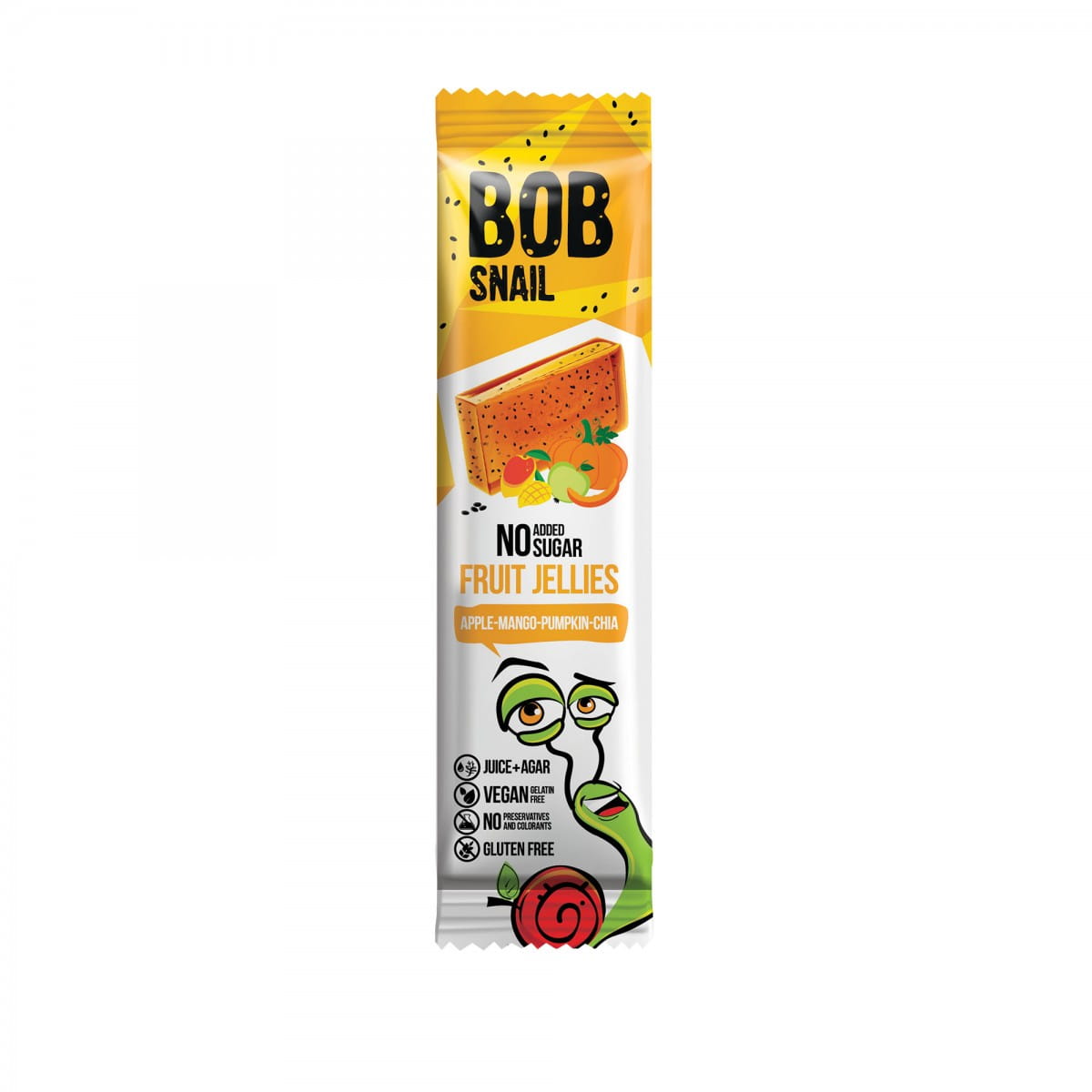 ECO-SNACK Snack Apfel Mango Kürbis Chia ohne Zuckerzusatz, 38 g, natürliche Frucht- und Samenmischung in Verpackung