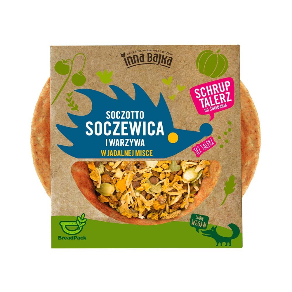 Soczotto Linsen und Gemüse in einer essbaren Schale 115 g ANOTHER TALE