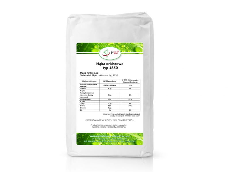 Dinkelmehl Type 1850 1000g - VIVIO - Biogo.de