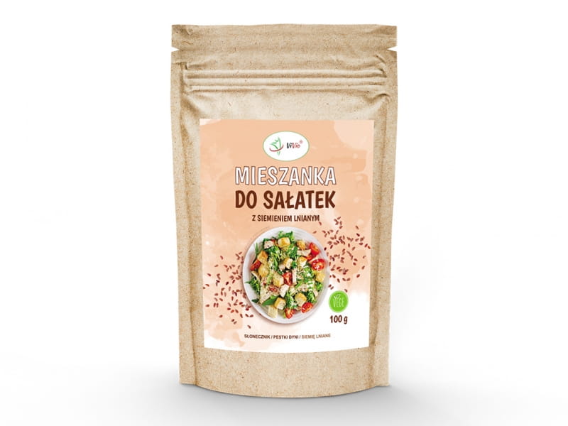 Salatmischung mit Leinsamen 100g - VIVIO - Biogo.de