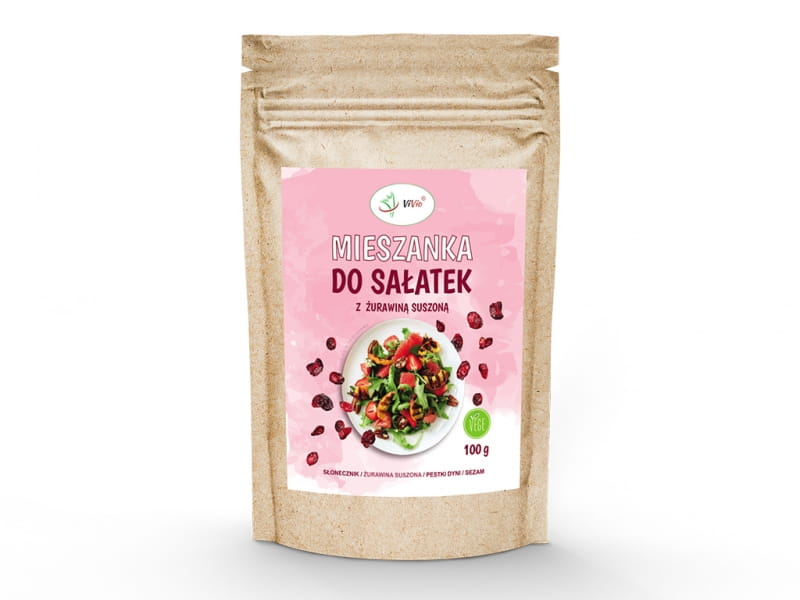 Mischung für Salate mit Preiselbeeren 100g - VIVIO - Biogo.de