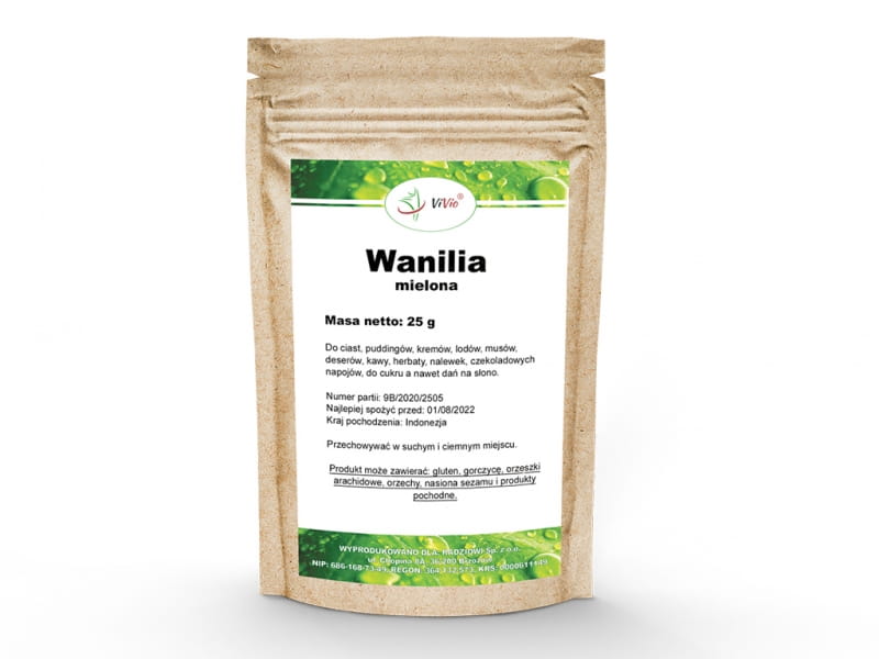 Gehackte Vanille 25g - VIVIO - Biogo.de