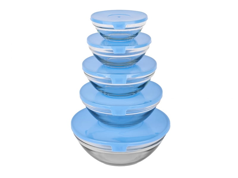 Set mit 5 Schalen mit Deckel TADAR - Biogo.de