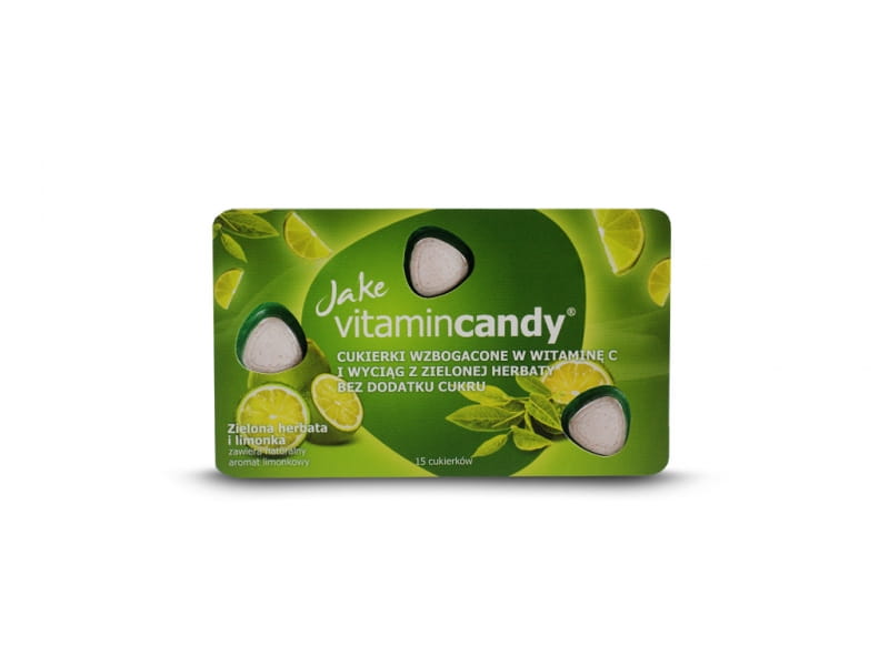 Zuckerfreie Bonbons Limette 18g JAKE VITAMINCANDY - Biogo.de