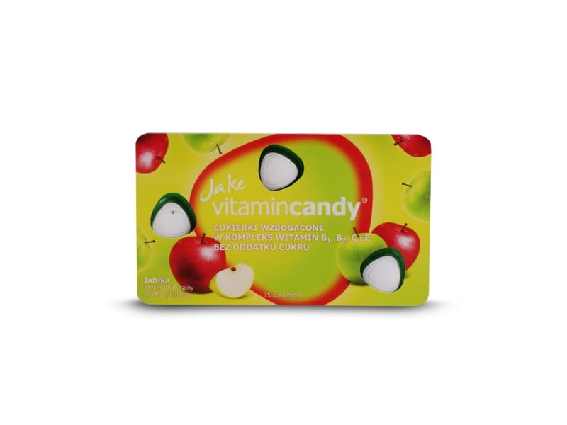 Zuckerfreie Apfelbonbons 18g JAKE VITAMINCANDY - Biogo.de