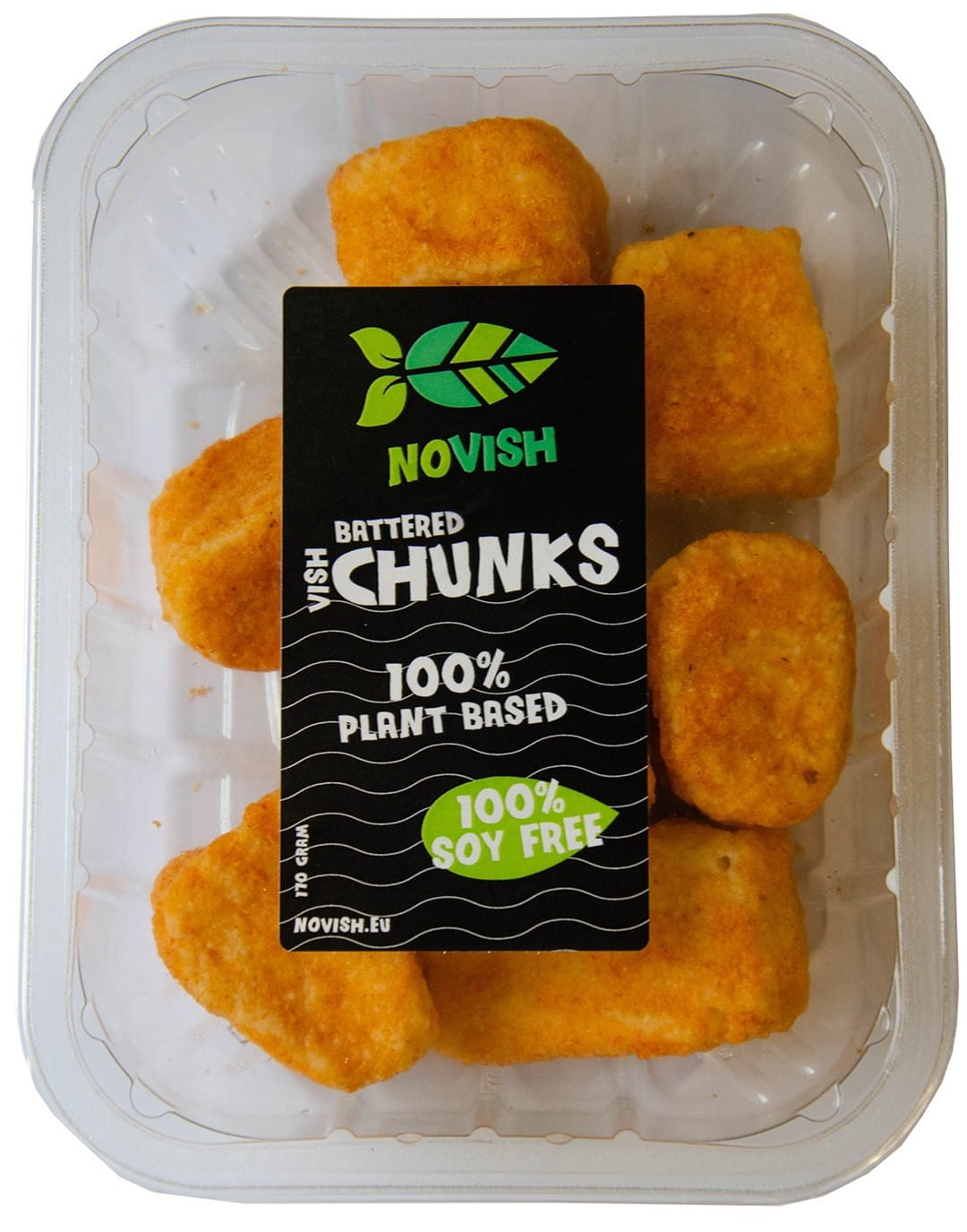 Pflanzliche Fischalternative - Stücke im Teig 188 g - NOVISH - Biogo.de