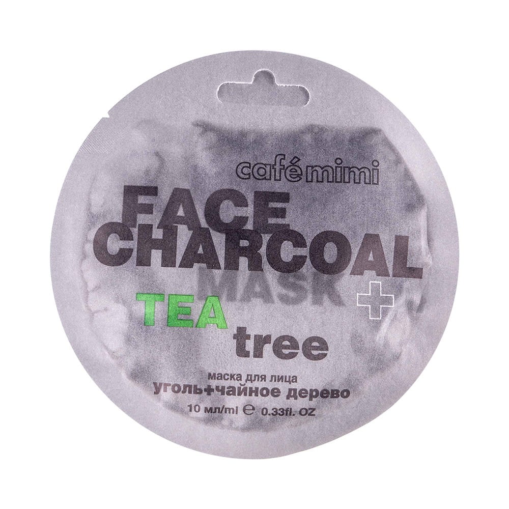 Gesichtsmaske Bambuskohle und Teebaum 10 ml CAFEMIMI - Biogo.de