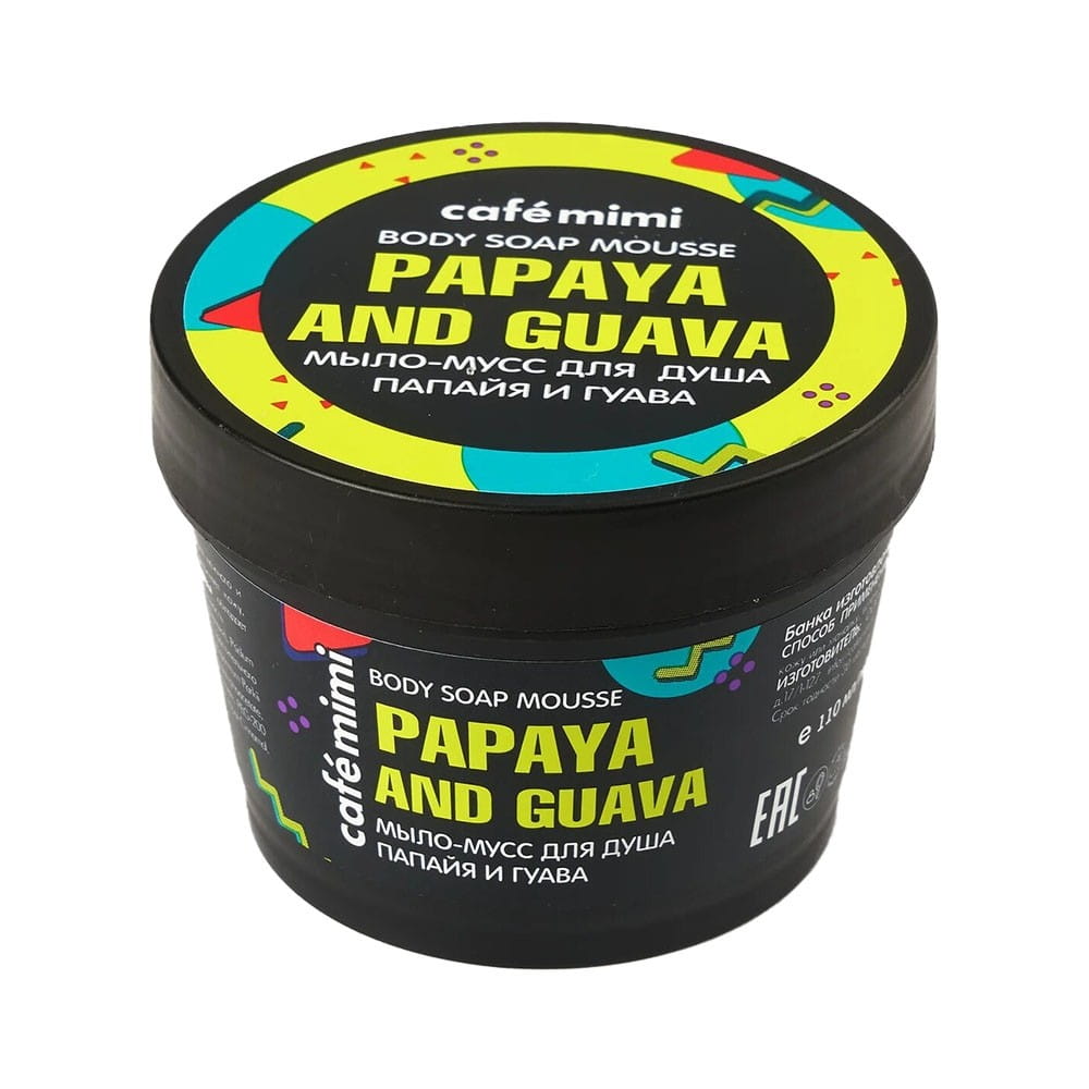 Seife - Papaya & Guave Körpermousse 110 ml CAFEMIMI - Biogo.de
