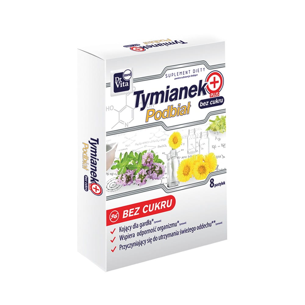 Thymian + Huflattich ohne Zucker 8 Lutschtabletten - Biogo.de
