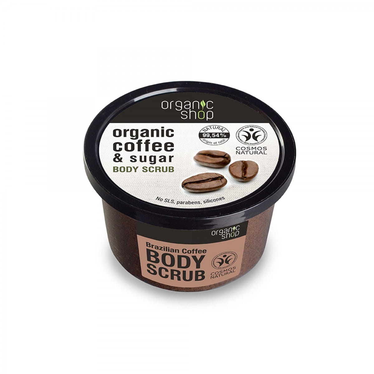 Körperpeeling mit brasilianischem Kaffee 250 ml - Biogo.de