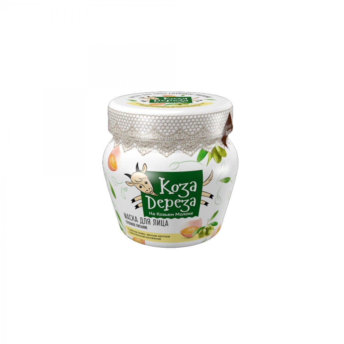 Tiefenpflegende Gesichtsmaske für Ziege Dereza 175 ml - Biogo.de