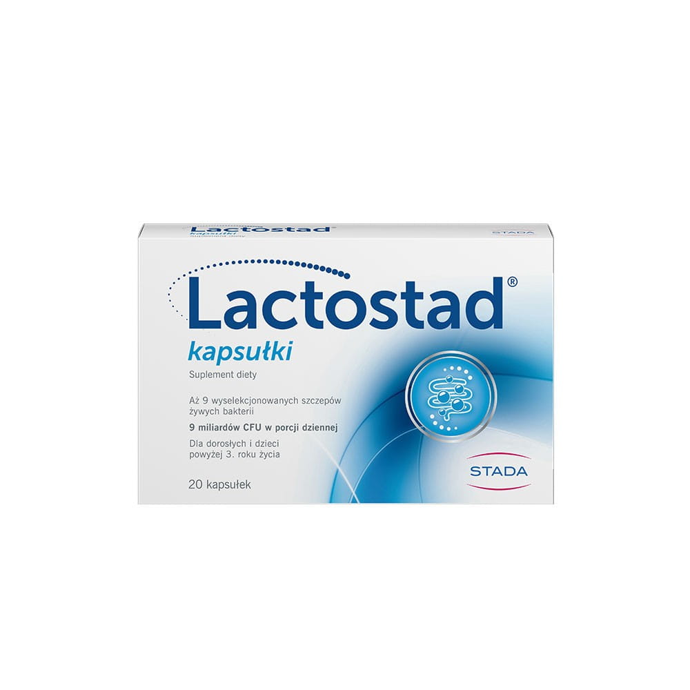Lactostad für Erwachsene und Kinder 3 + 20 Kapseln - Biogo.de