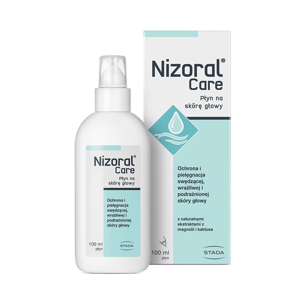Nizoral Pflegeflüssigkeit für die Kopfhaut in 100 ml Flasche, enthält medizinische Lösung gegen Kopfhautprobleme, von Stada