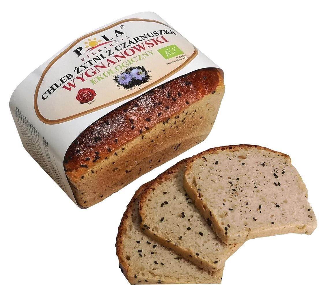 Wygnanowski Roggenbrot mit Schwarzkümmel BIO 350 g - POLA - Biogo.de