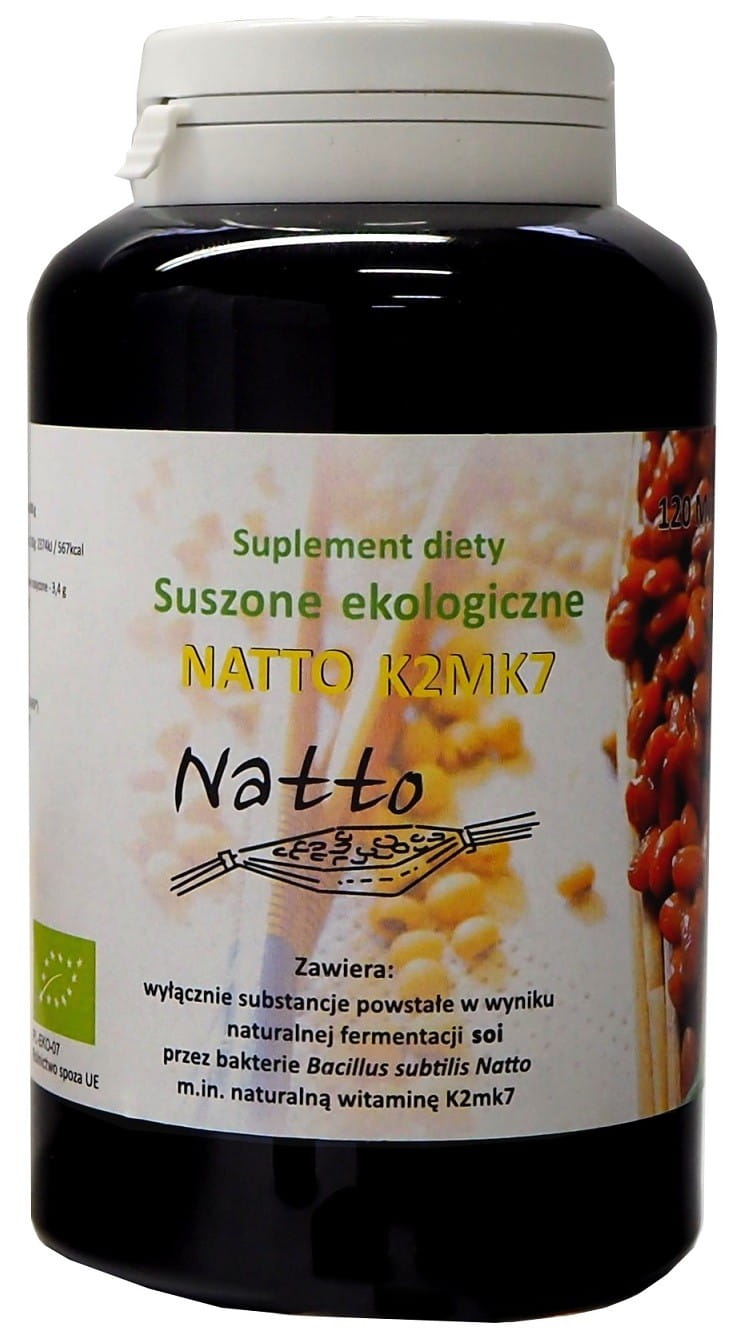 Fermentierte getrocknete Sojabohnen BIO 220 weiche Tabletten - NATTO - Biogo.de