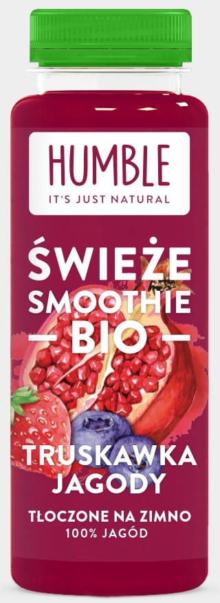 Sale Smoothie Birne - Erdbeere - Himbeere - Granatapfel - Heidelbeere BIO 300 ml - HUMBLE - Biogo.de